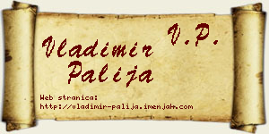Vladimir Palija vizit kartica